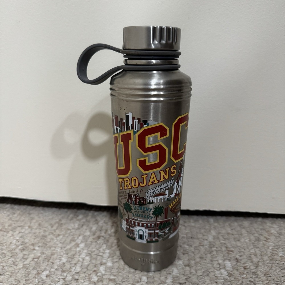 Catstudio USC Trojans Stainless Steel Thermal Bottle Travel Tumbler 18 oz